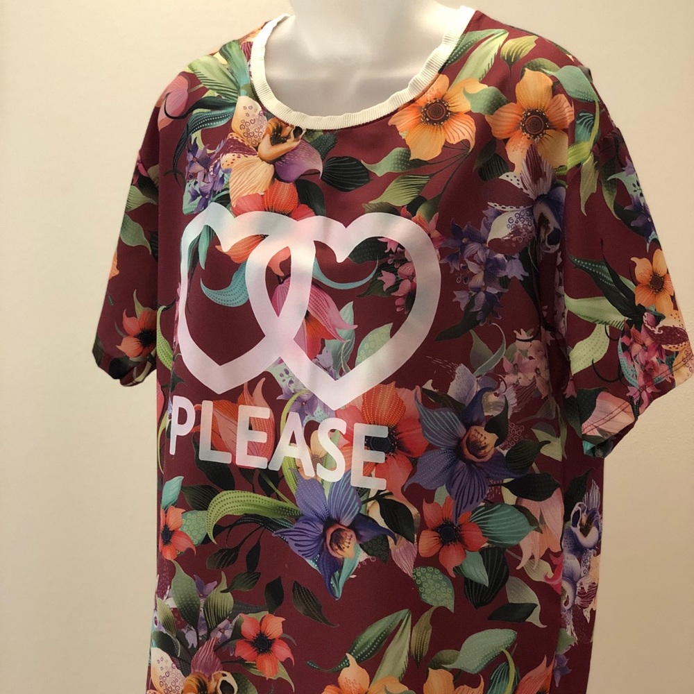 Italian brand (Please) floral top